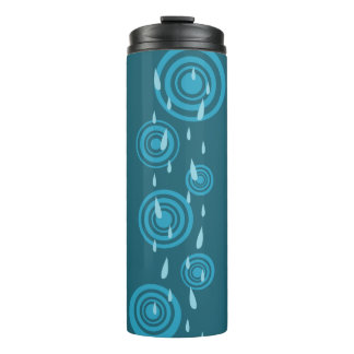 Blue Rain Thermal Tumbler