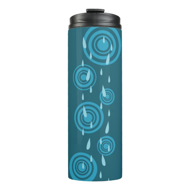 Blue Rain Thermal Tumbler (Front)