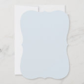 Blue Rainbow Drive By Baby Shower Invitations (Back)
