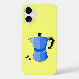 Blue Rainbow Espresso Case-Mate Samsung Galaxy Cas iPhone 16 Case
