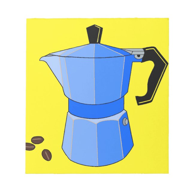 Blue Rainbow Espresso Notepad (Front)