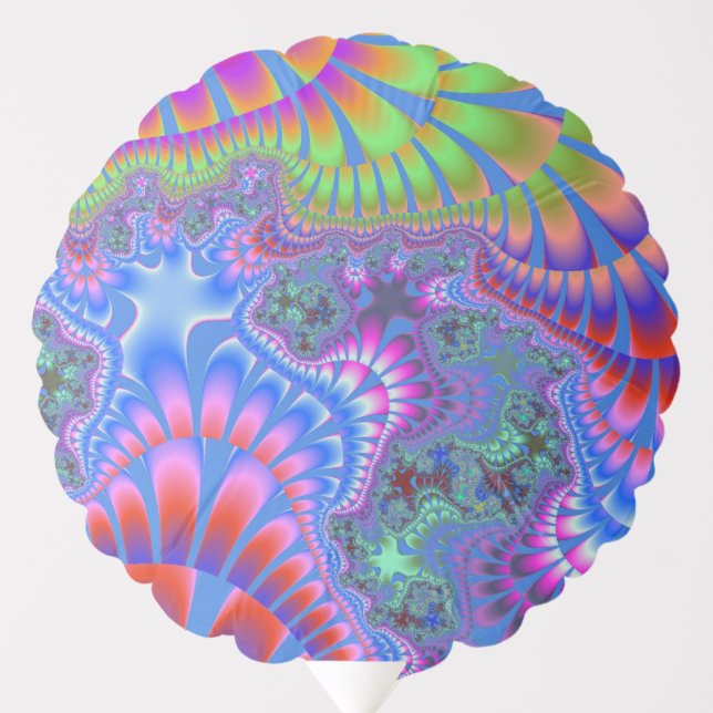 Blue Rainbow Melt Balloon (Front)