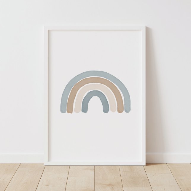 Blue Rainbow Neutral Boy Nursery Decor (Creator Uploaded)
