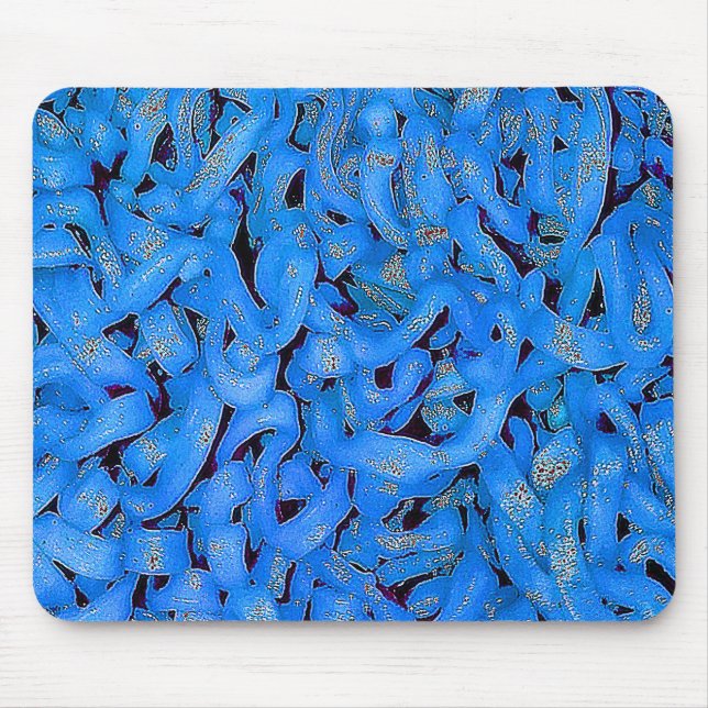 Blue Ramen Mouse Pad (Front)