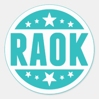 Blue RAOK Stickers