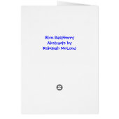 "Blue Raspberry" Geometric Art Cards (Back)