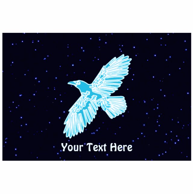 Blue Raven Cutout (Front)