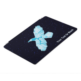 Blue Raven On Stars iPad Pro Cover