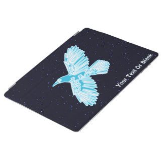 Blue Raven On Stars iPad Smart Cover