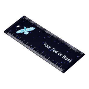Blue Raven On Stars Ruler