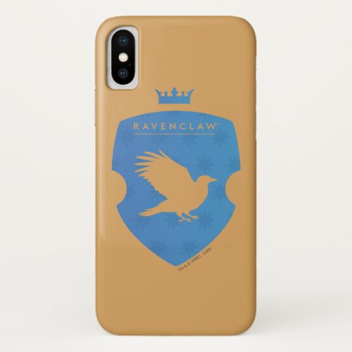 Blue RAVENCLAW Crowned Crest iPhone X Case