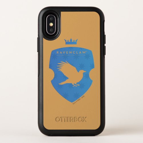 Blue RAVENCLAWâ Crowned Crest OtterBox Symmetry iPhone X Case