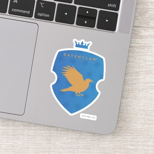 Blue RAVENCLAW Crowned Crest Sticker
