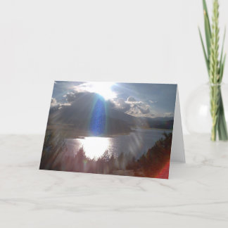 Blue Ray Guardian Greeting Card