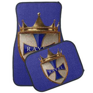 Blue RayEl Crest Car Floor Mat