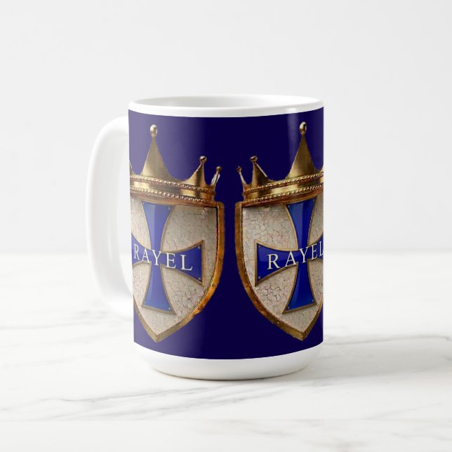 Blue RayEl Crest coffee mug (Front Left)