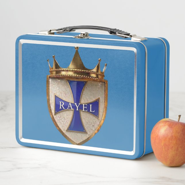 Blue RayEl Crest  Metal Lunch Box (In Situ)