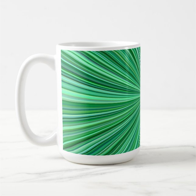 Blue Rays Stripes Background-23156 Coffee Mug (Left)