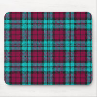 Blue Red Campbell Tartan Blackwatch Plaid