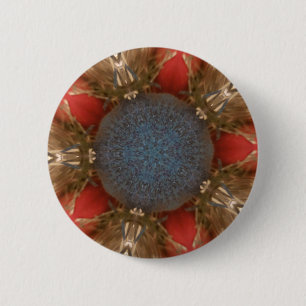 Blue Red Christmas Decoration Baubles Button