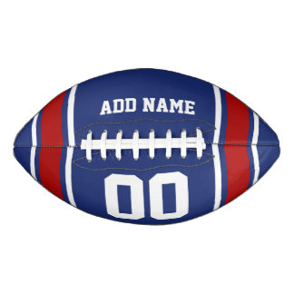 Blue|Red Football Jersey Stripes