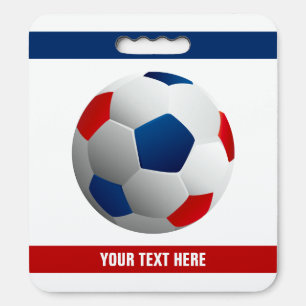 Blue Red Football Stadium Cushion