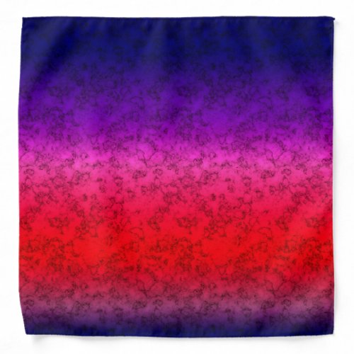 Blue_red Ombre Bandana