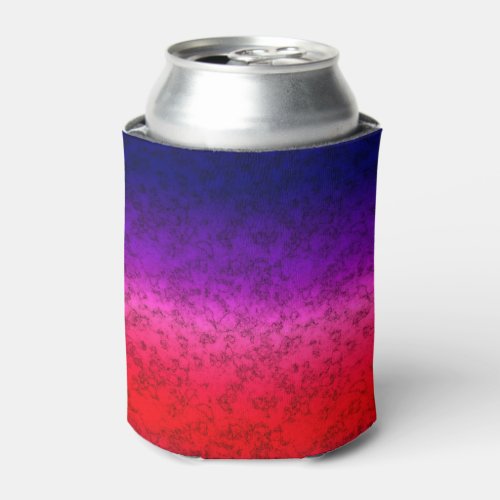 Blue_red Ombre  Can Cooler