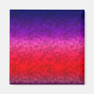 Blue-red Ombre Magnet