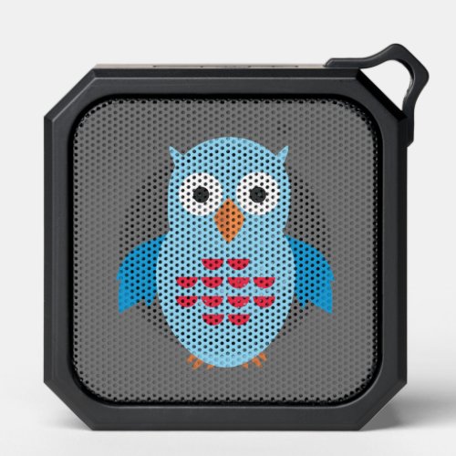 Blue  Red Owl Bluetooth Speaker