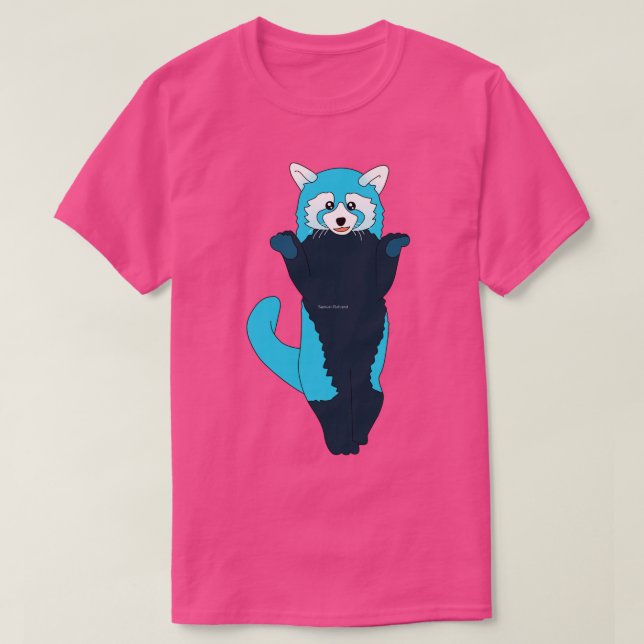 Blue red panda 2 T-Shirt (Design Front)