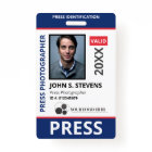 Blue Red Photo & Logo Press ID