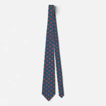 Blue & Red Squirrel Tie