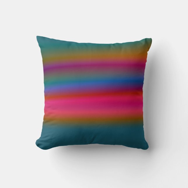 blue red texture abstract mouse pad throw pillow (Front)