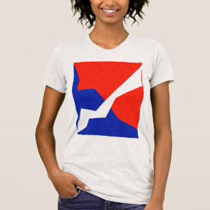 Blue Red White Flag Colours T-Shirt