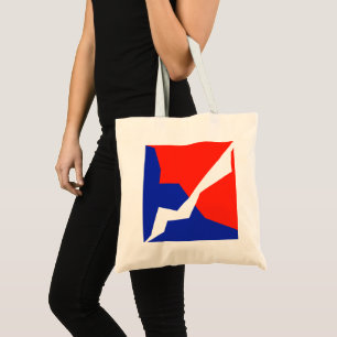 Blue Red White Flag Colours Tote Bag