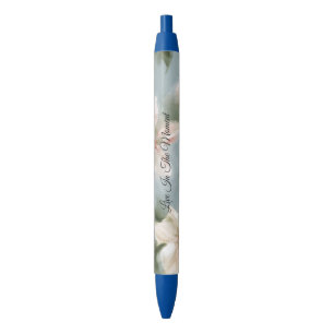 Blue Red White Flowers Moment Pen