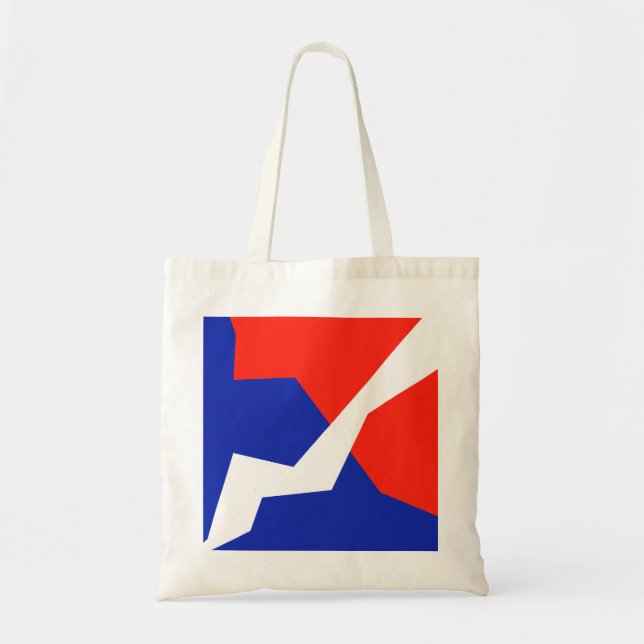 Blue Red White Item Tote Bag (Front)