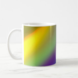 Blue red yellow green abstract pattern orangpurple coffee mug