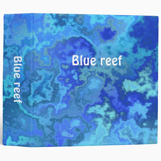 blue reef binder (Front/Spine)