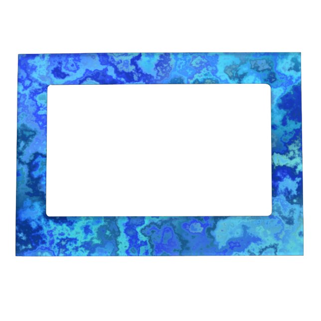 blue reef magnetic photo frame (Front)