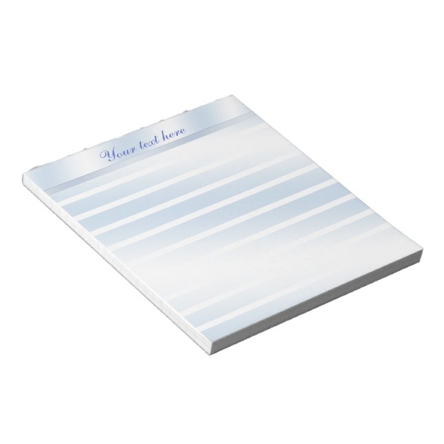 Blue Reflection Lined Personalized Notepad (Angled)