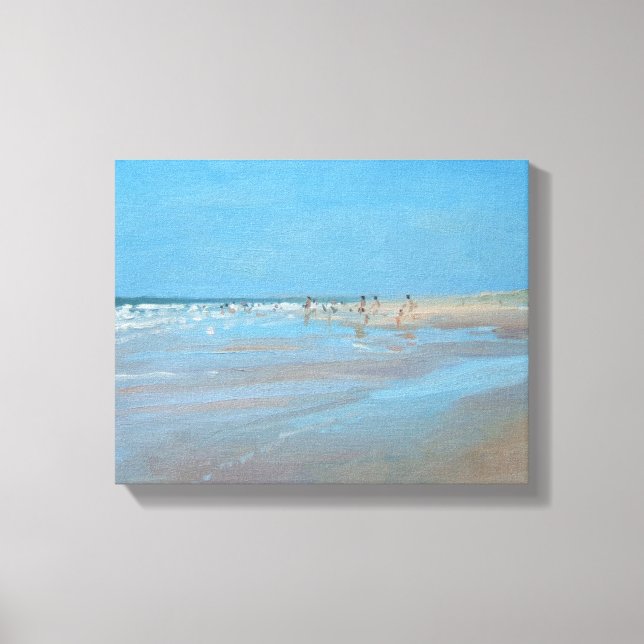 Blue Reflection Montalivet Canvas Print (Front)