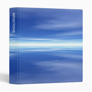 Blue Reflections (1in) 3 Ring Binder