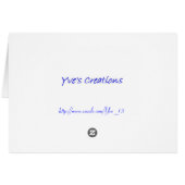 Blue Reflections Cards (Back Horizontal)