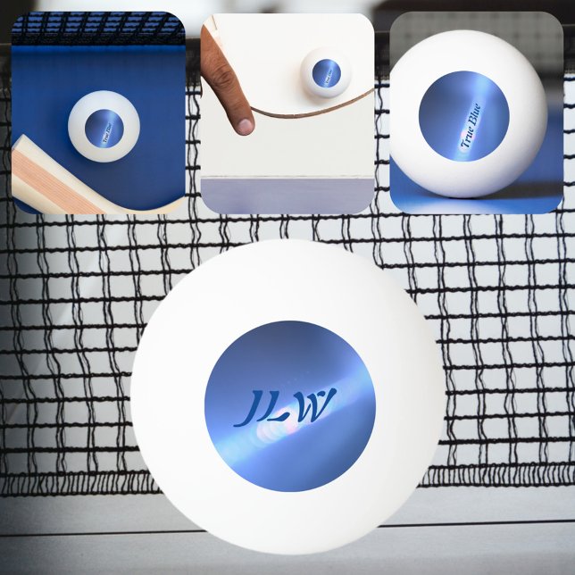 Blue Refraction Personalized Ping Pong Ball (Creator Uploaded)