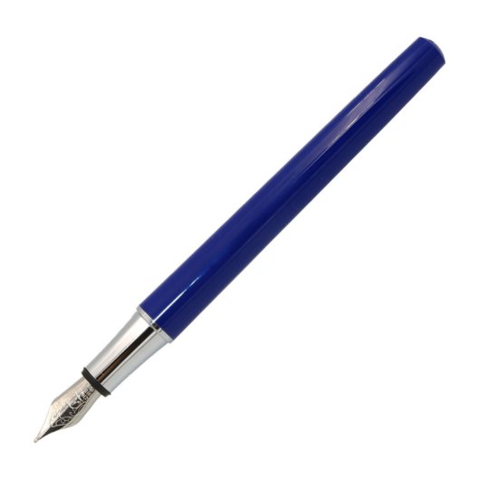 Blue Resin Graduation Schmidt Fountain Pen (Front)