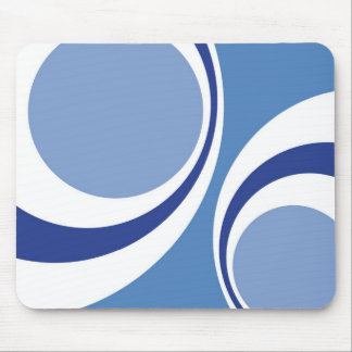 blue retro mouse pad