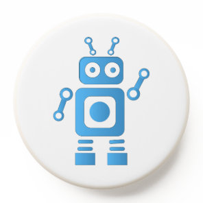 Blue Retro Robot PopSocket