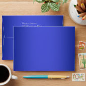 Blue Return Address Envelope for 5x7 Sizes (Desk)